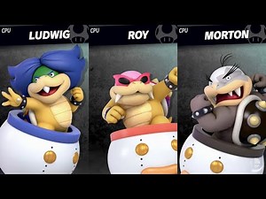 Super Smash Bros. Ultimate - Ludwig vs Roy vs Morton