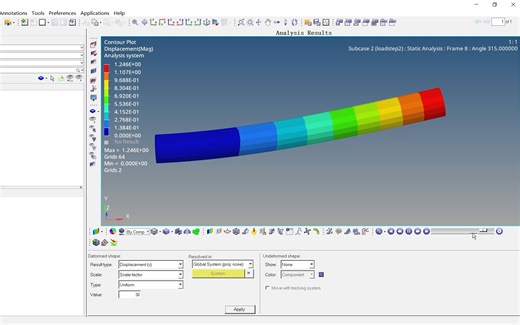 有限元分析#Hypermesh上机实践2#轴的弯曲强度分析