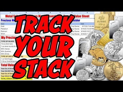 How To Track Your Stack: Use Google Sheets to always know the amount & value of your precious metals