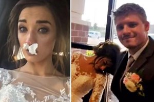 Bride who was POISONED by wedding flowers revealed she went blind on her big day