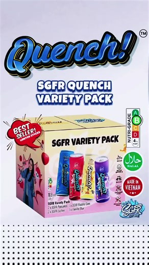 Discover SGFR Quench Variety Pack: Unique Flavors