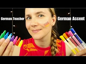 ASMR German Tutor with Thick Accent Teaches You German 🇩🇪