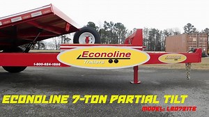 A tilt trailer that works as hard as you do. A 17-foot tilt deck for things that should move and a 4-foot stationary for those that shouldn't. | Econoline Trailers Inc.