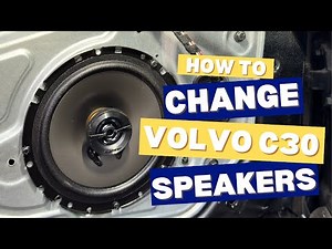 How to remove and fit aftermarket speakers in a Volvo c30 s40 v50