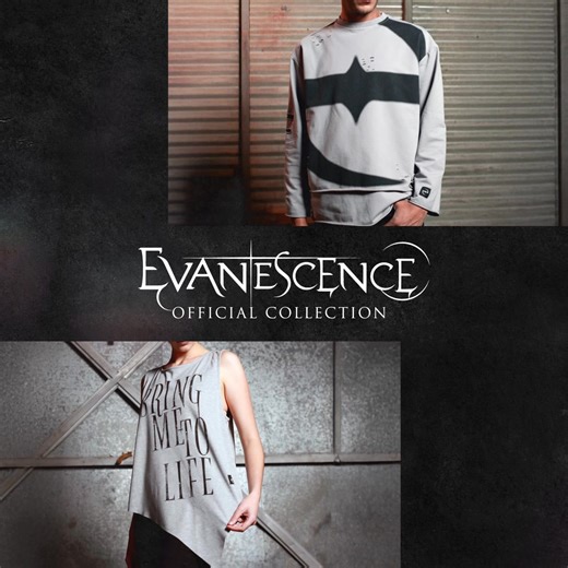 We’ve added some more custom apparel items to our web store! Head to the link below to order yours ✌️ https://evanescencestore.com/pages/shop | Evanescence