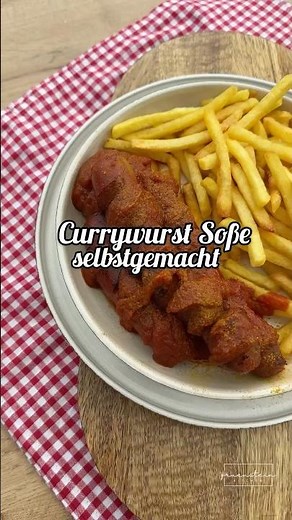 Make your own currywurst sauce quickly and easily #currywurst #curry #fastfood #streetfood #food