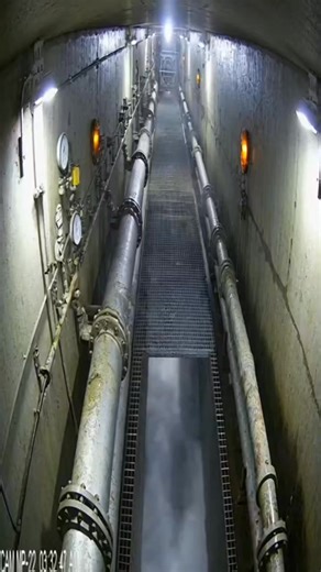 This is one of the most chilling and realistic short horror clips ever captured — a silent CCTV feed from a remote mountain water-pumping facility. Every detail feels disturbingly real: the hum of turbines, the flicker of lights, the cold echo of metal and water. Nothing is staged. No jump scares. Just pure atmospheric dread built through realism. 🎥 Shot and graded to look like authentic industrial surveillance footage. 📍 Location: Remote Mountain Facility (classified coordinates). If you love