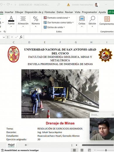 Mecánica de Fluidos: Cálculos con Python y Excel