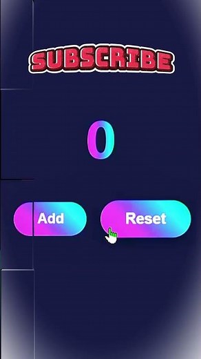 🌈 “Color Counter” – simple, colorful. #coding #css #cssanimation #html #javascript #webdevelopment