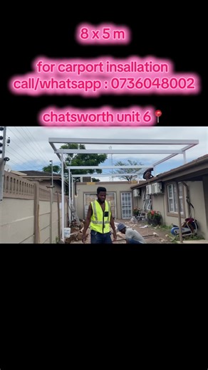 Pre-Action carports campany the experts in insalling carports and awnings across the province.We use high quality materials with 10 years warranty from the factory. Get your carports insalled Today only the EXPERTS: call/whatsapp :0736048002. #carports #carportsolutions #carportdesign #chatsworth