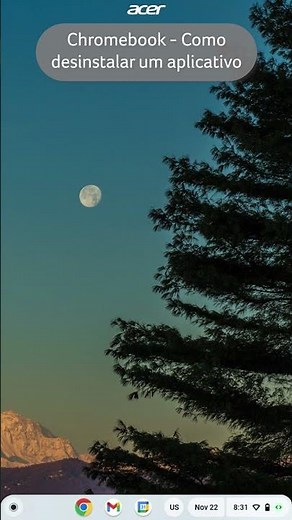 Chromebook - Como desinstalar um aplicativo