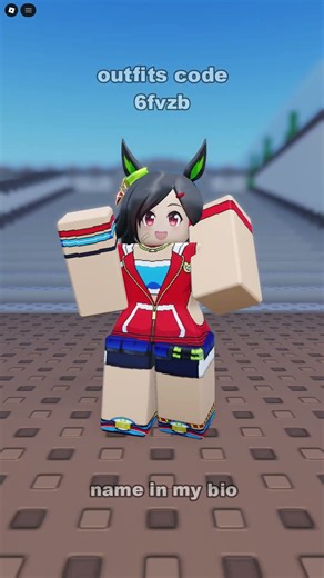 Roblox Winning Ticket outfits, Roblox Uma Musume outfits, Winning Ticket cosplay Roblox