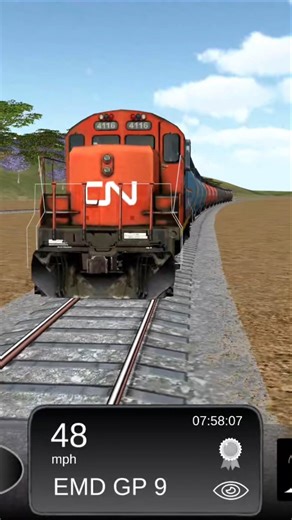 EMD GP9 locomotive engine #shorts #viral #train #games #locomotive