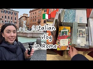Italian vlog: una passeggiata a Piazza Navona e un giro alla fiera dell'editoria all'EUR, Roma (Sub)