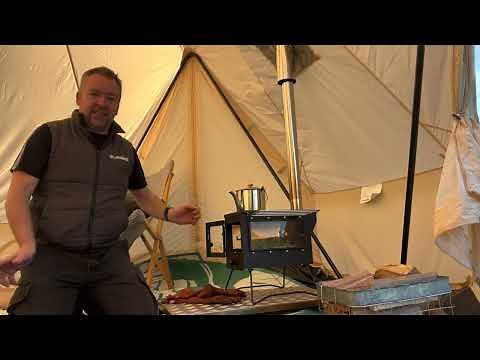 Safely Using a Camping Woodburning Stove in your Tent, Glawning or Hot Tent Setup