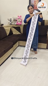 13K views · 33 reactions | Fabric painting on Full saree ❤️ Please...