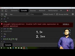 3. Operator Precedence || Comparison Operator || Precedence Table - JavaScript Full Course 2019