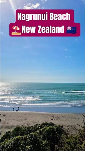 Nagrunui Beach | New Zealand 🇳🇿 #fun #nz #beach #summer #outdoors #nature #clam #soothing #relaxing