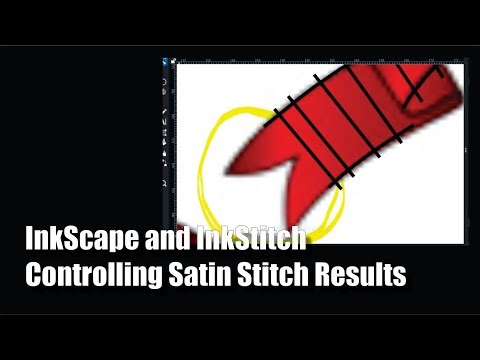 InkStitch and InkScape - Controlling Satin Stitches