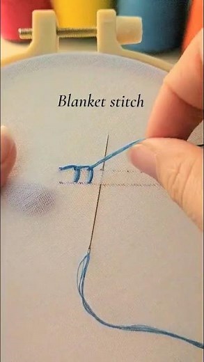 Blanket stitch tutorial |MiranY Creative