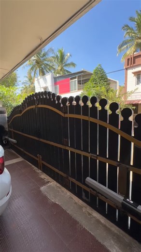 One Click. Gate Open. ✨ Upgrade to smart swing gate automation today. #swinggateautomation #smartgate #homeautomation #modernliving #automaticgates | Effical Technologies