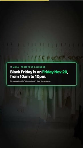 My AI knew our Black Friday date. I never told it.