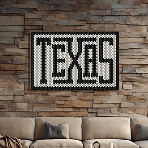 Texas Poster State Artwork Typography Wall Art Hexagon Tile Print Western Ranch Coastal Cowgirl Southwestern Modern Farmhouse Southern Decor - Etsy