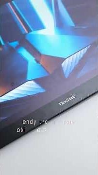 ViewSonic TD1655 15.6" Portable 1080p IPS Touch Monitor with 60W USB C and mini-HDMI | ROOKIE NINJA