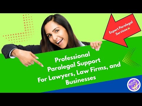 Professional Paralegal Services for Law Firms, Attorneys & Businesses | Reliable Legal Support