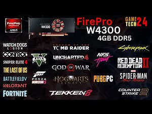 AMD FirePro W4300 Gaming Performance in 2024