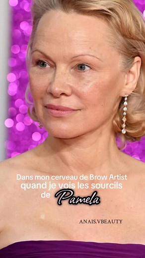3.5K views · 457 reactions | Pitié Pamy fais quelque chose ! Elle est quand même sublime meme avec ses sourcils spermatozoïdes 藍♥️ #browartist #pamelaanderson #brows #browmapping #pmu | Anais Valenti | Facebook