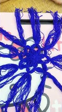 DIY CUTEST YARN MAT😱⁉️#table#crocheting #shorts#viralvideo#trending #diy#crochet#youtubeshorts