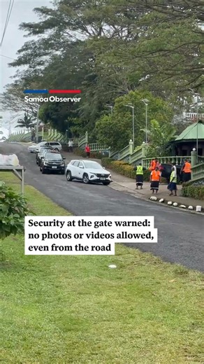 Government ministries are meeting with the incoming administration at Maota o Samoa, Vaitele. The Samoa Observer remains barred, with security reinforcing the ban on photos and videos — even from outside the compound. Video: Junior S Ami / Samoa Observer | Samoa Observer