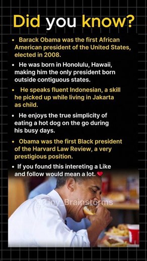 Fun Facts You Didn't Know About Barack Obama