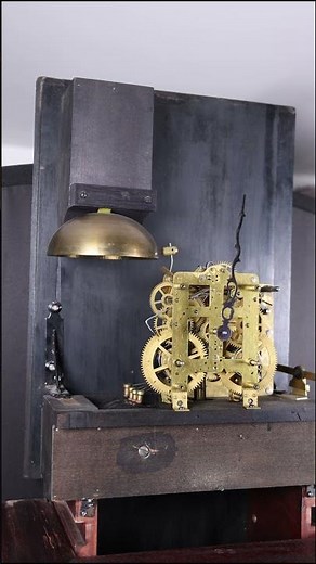 Testing Westminster Chimes on Antique Seth Thomas Sonora Chime Hall Clock before Servicing