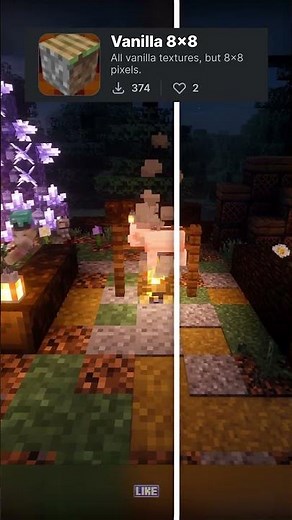 BEST Packs for Minecraft 52 #resourcepacks #shorts #minecrafthorror #chainsawman #strangerthings