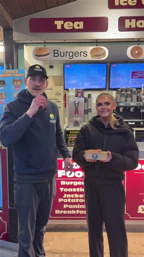 Gracie Models the New Ice Cream Product