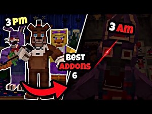 Top BEST FNaF Addons For Your FNaF Map In Minecraft Bedrock! (2025)