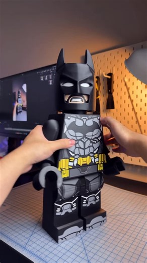 Next Level Studio on Instagram: "Sounds effect 10/10! #3dprinting #batmanvssuperman #batman #dc #minifigure #giantminifigure #3dprint #maker #dcuniverse #3dmodel #printables #stl #diy #hobby #filament #fyp #lego #brick #superhero #kids #legoman #makerworld #toy #3dprintedtoy #makerworld #bambulab #toys #figure #brick"