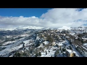 Winter storm covers Lebanon in snow | AFP