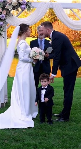 1-Year-Old Stops the bride Kiss — “She’s My Mommy First!” 😂💍#baby #cutebaby