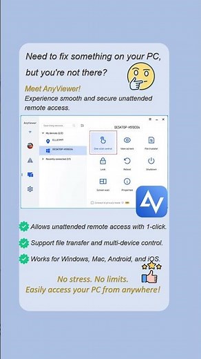 Unattended Remote Access Made Easy for Work