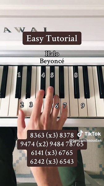 Remember those walls I built… 🙏🏼🎶 #beyonce #halo #piano #tutorial | halo beyonce