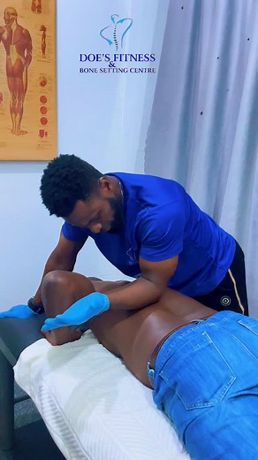 Every step toward recovery counts. Through consistent trigger point and hammer therapy, this patient’s back is on its way to full recovery and renewed energy. Kindly call or WhatsApp for more information 233 50 004 3417 / 030 394 4933 #DrDoe #fitness #bonesettingspecialist #chiropractor #physiotherapy #painrelief #backpain #spondylosis #lowerback #sportsinjury #ghana #nigeria #spinehealth #nervepain #degenerativediscdisease #neuromuscularpain | Doe's Fitness And Bone Setting Centre