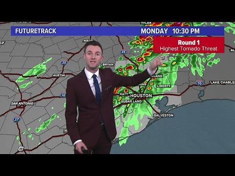 Houston forecast: Severe weather expected to hit Monday night