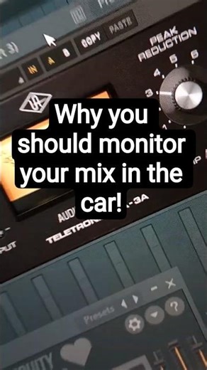 Why you should monitor your mix in the car #electronicmusic #mixing #flstudio #mastering