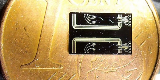 A Chip-Scale Source for Quantum Random Number Generators