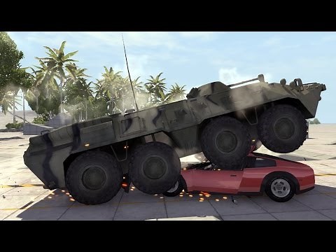Amphibious Armored Vehicle - BTR-80 - BeamNG.drive