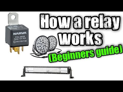How a spotlight/lightbar relay works (Beginner's Guide)