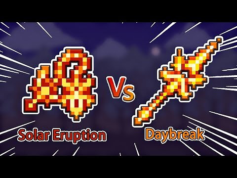 【Terraria 1 4】- Solar Eruption Vs Daybreak Master Mode